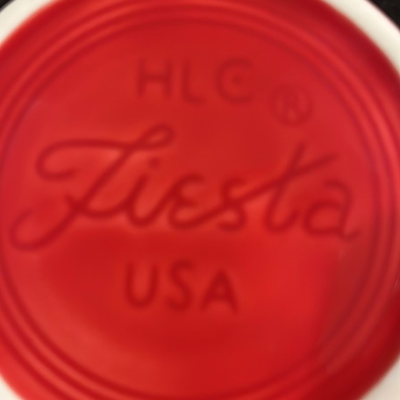 Scarlet Mug Fiesta HCL (Intro 2004) by HOMER LAUGHLIN - Set of 4 - Picture 4 of 6